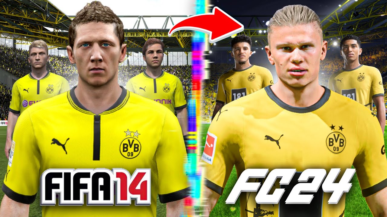 Я перестраиваю Дортмунд из FIFA 14 в FC 24!