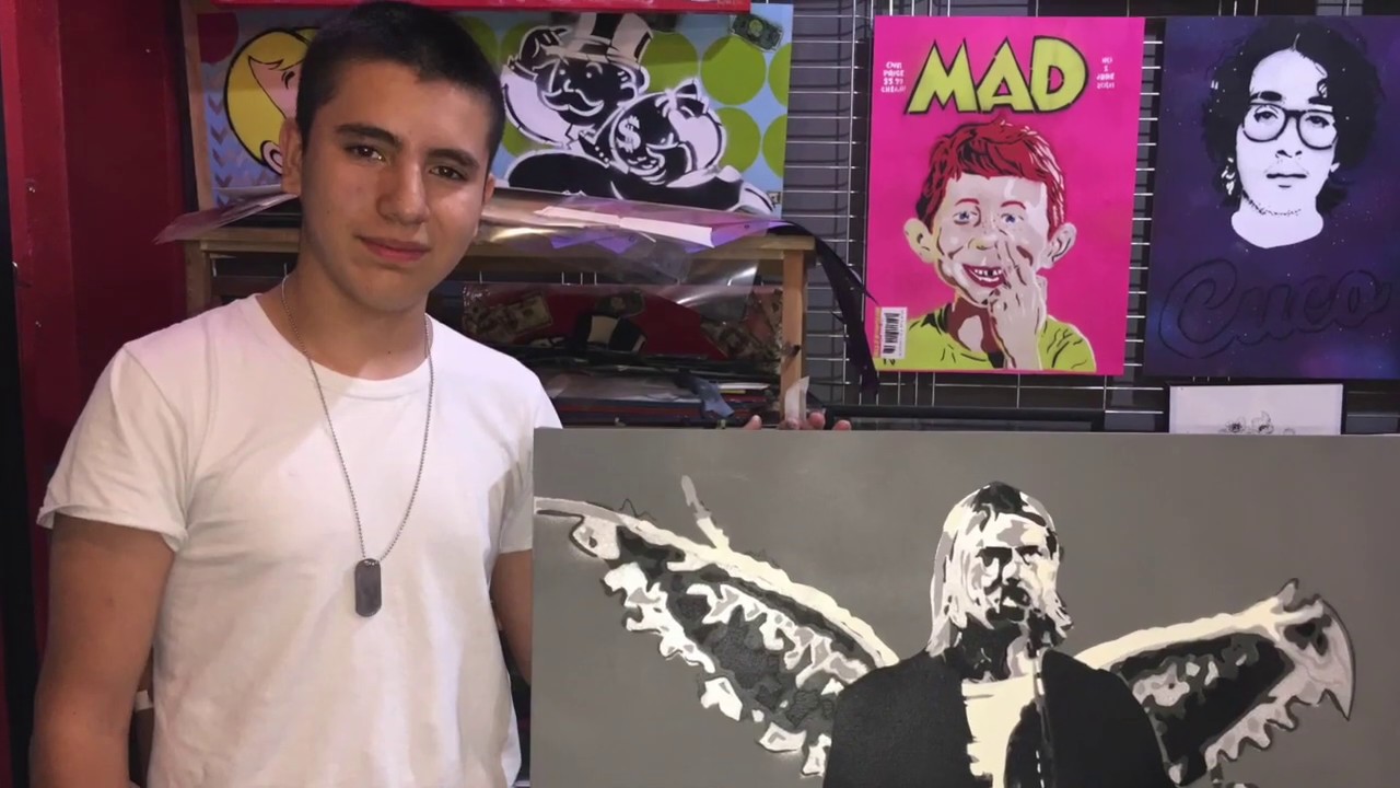 ALEX RDZ MORCOS / KURT COBAIN / GRAFFITI ART CLASS