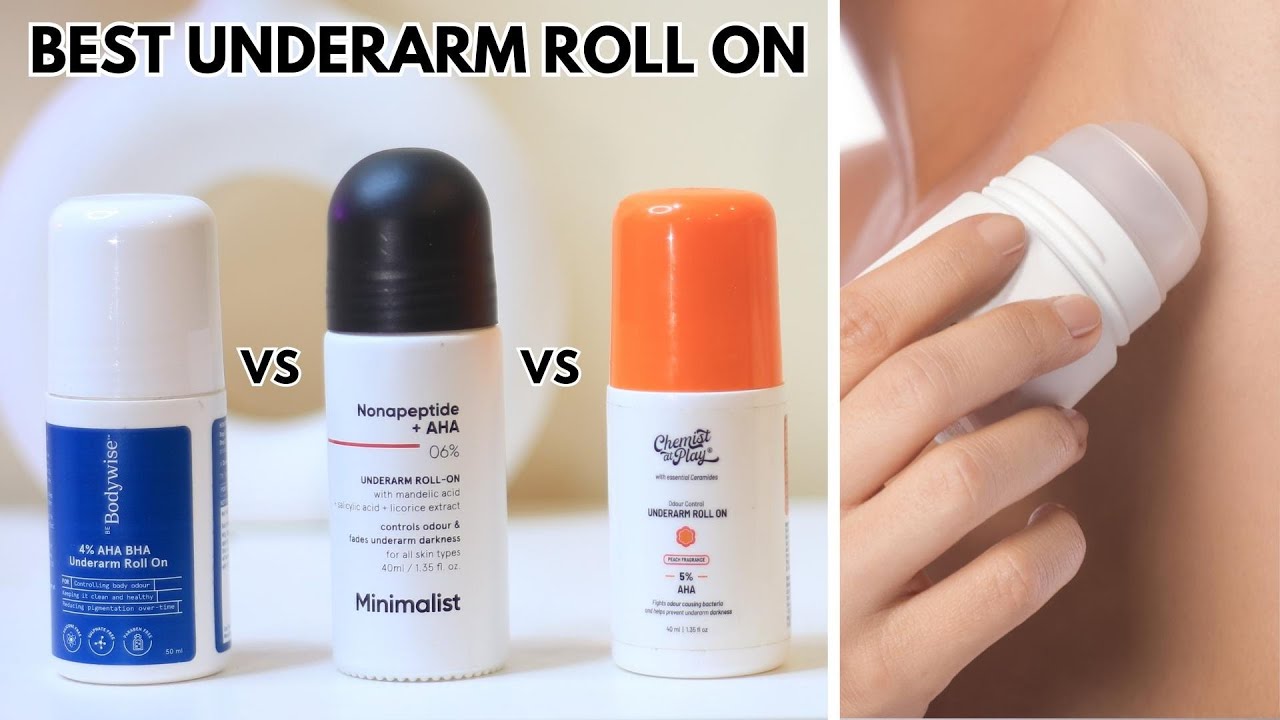 Best Underarm Roll-on in India! Minimalist VS Chemist at play VS Bebodywise