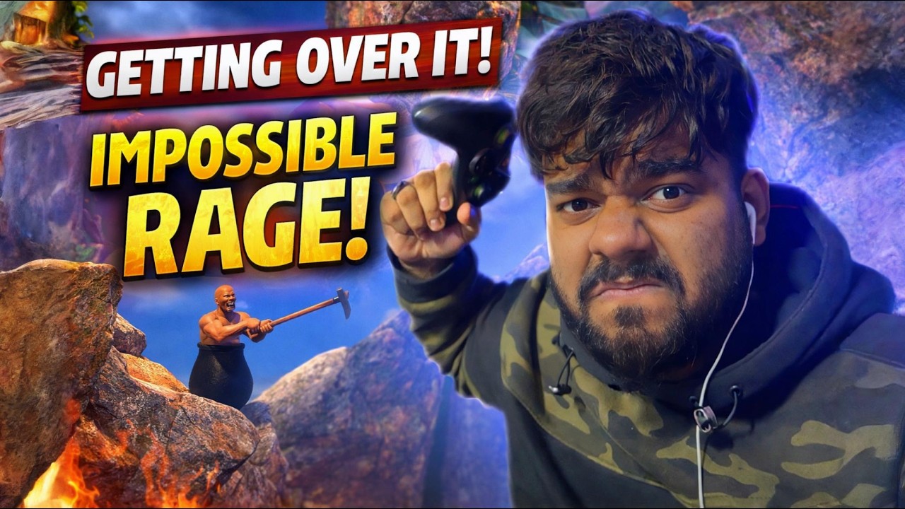 18 +GETTING OVER IT 😡 | IMPOSSIBLE RAGE 🔥| Aaj Tutega Record ya pc? 🔥