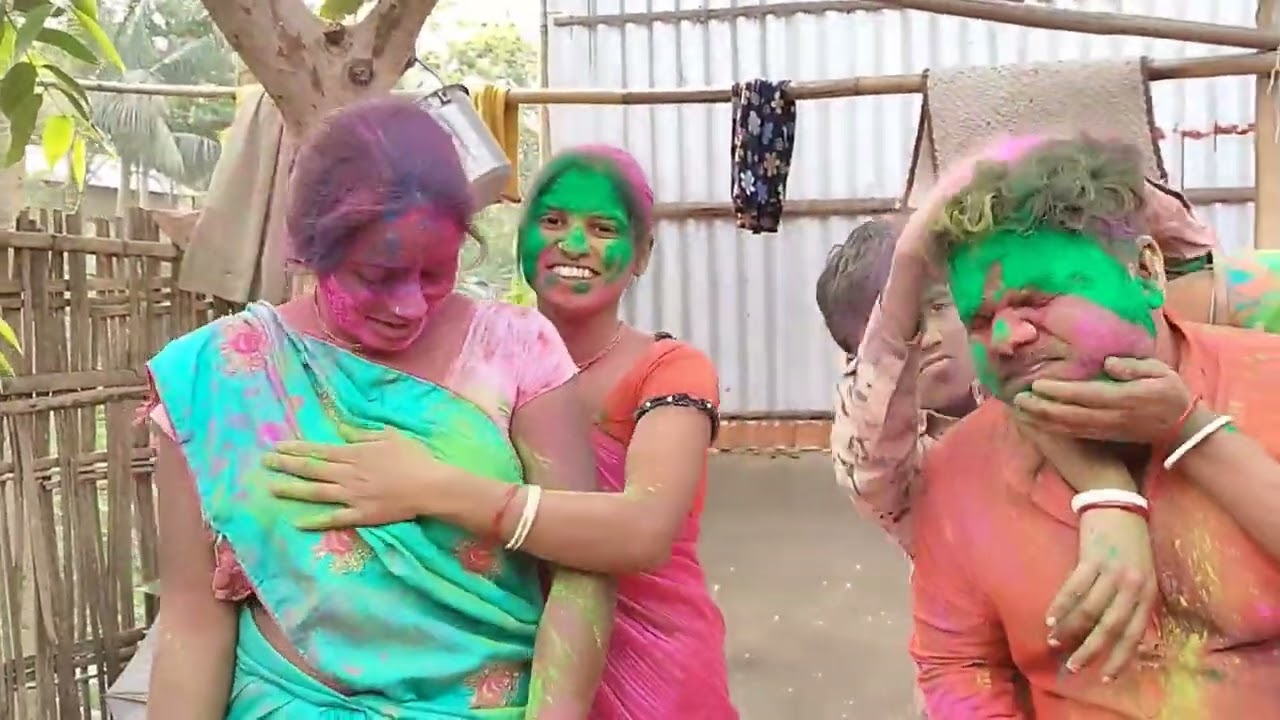 Holi Special 2025/Aaj Ke Kichar Holi Putai/Family With Video #happyholi #holi #holiputainew