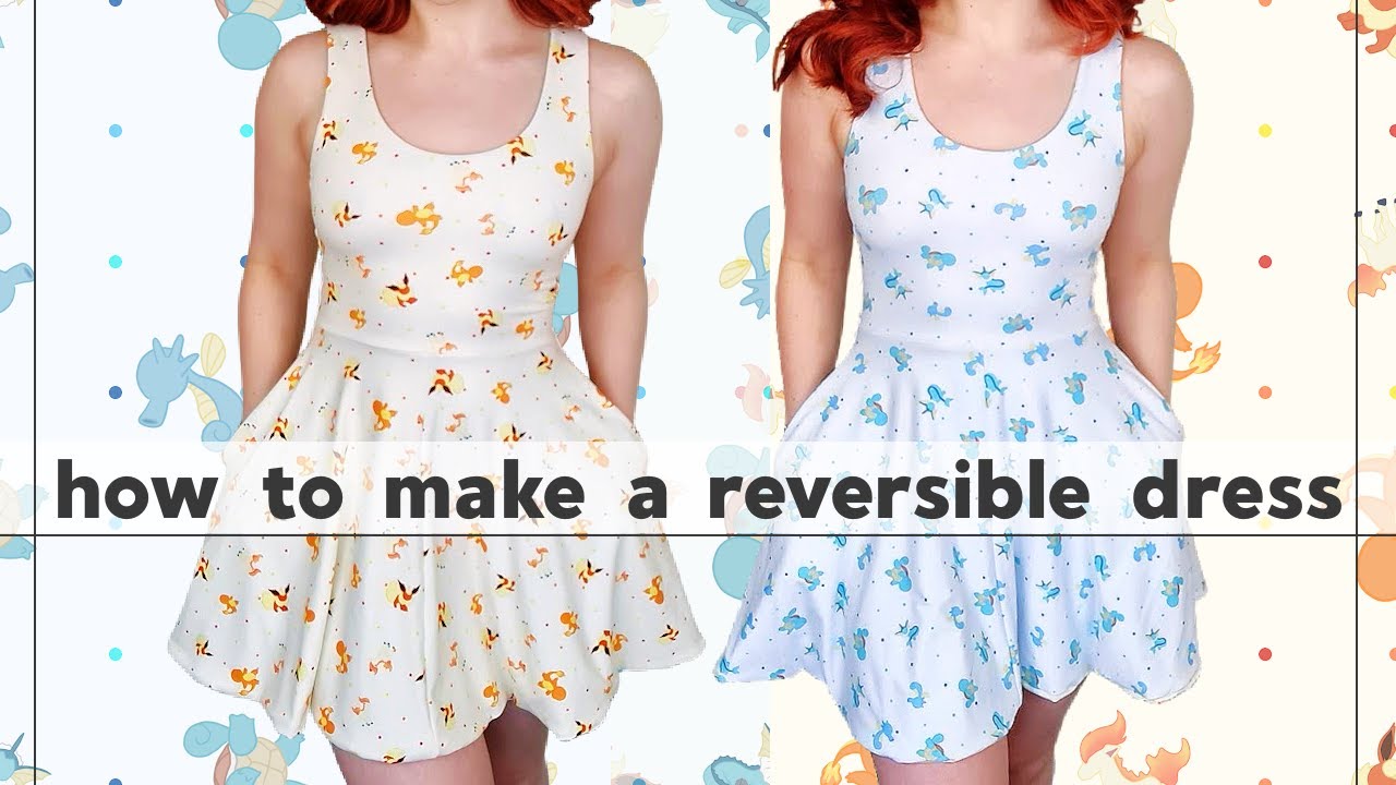 How To Make A Reversible Dress (with pockets!) | Sewing Tutorial | Alice Dress