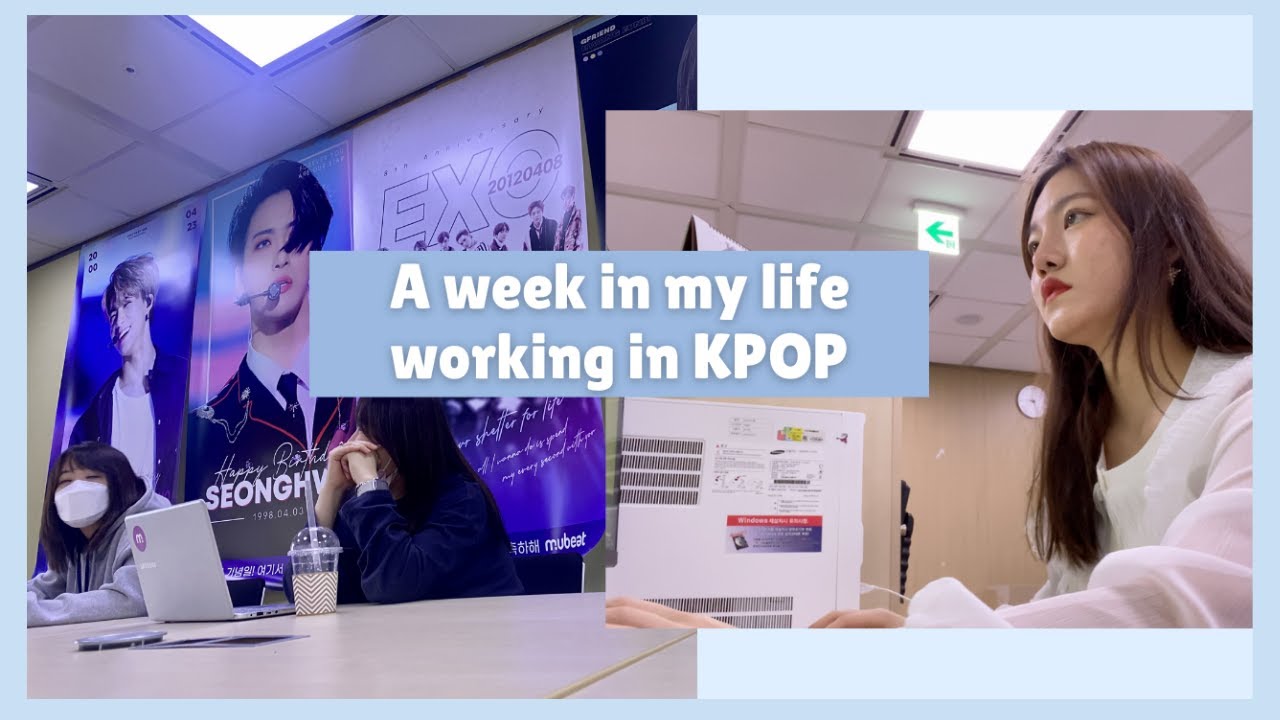 A Week In My Life Working in KPOP Industry| Living in Korea Diaries|