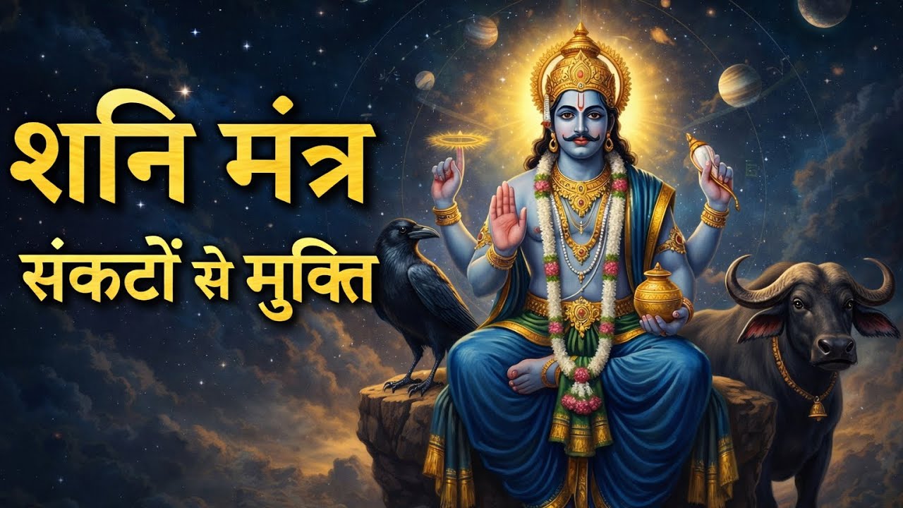 शनिदेव का शक्तिशाली मंत्र | शनि दोष, साढ़ेसाती और संकट से रक्षा ShaniMantra#ShaniDev#OmShamShanidev