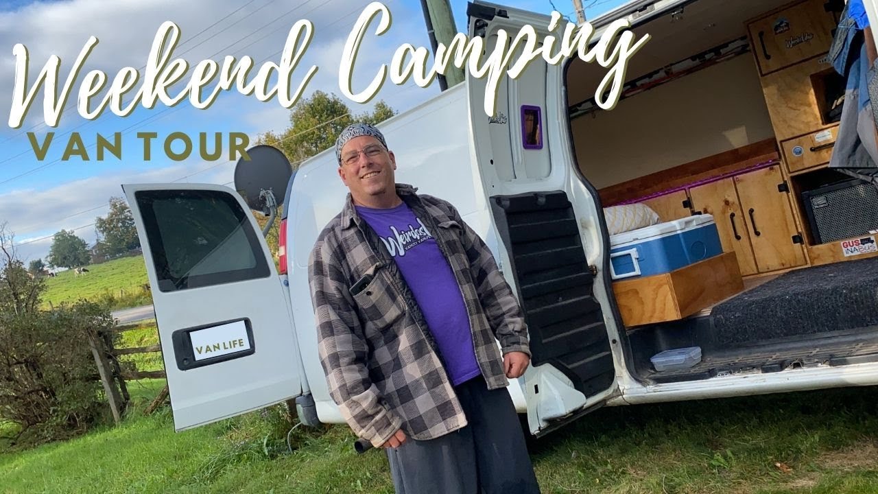 VAN TOUR // Chevy Express Camper Van Built For Weekend CAMPING And Maybe One Day Full-Time VAN LIFE