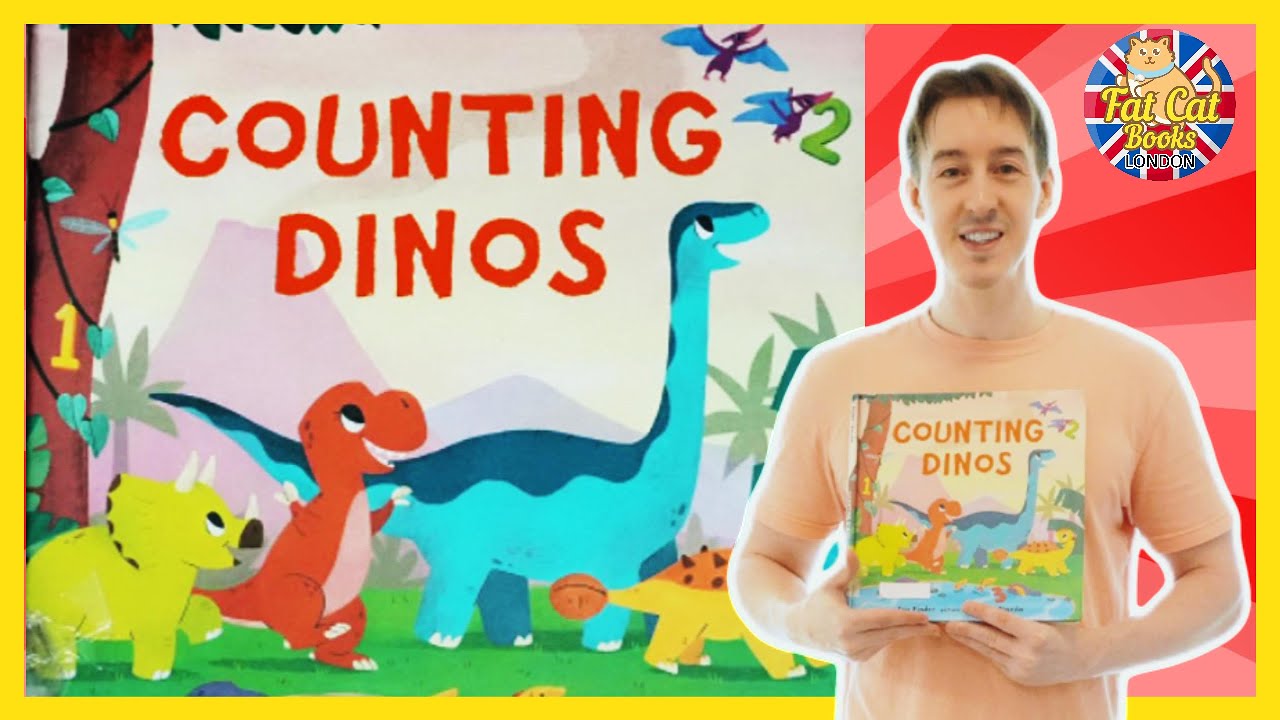 Counting Dinos | Learn the numbers 1 to 10 with Dinosaurs | Read Aloud story with Mr Mike