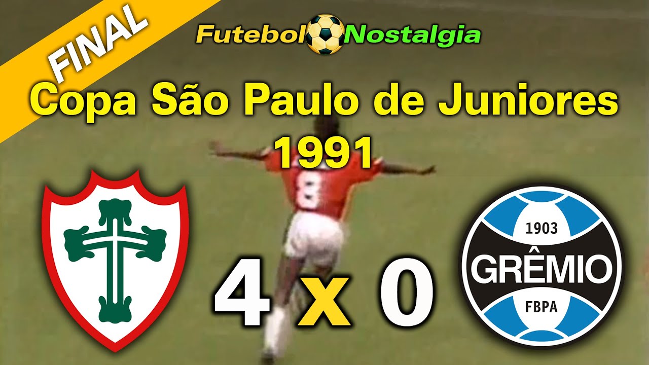 Portuguesa 4 x 0 Grêmio - 25-01-1991 ( Copa São Paulo de Juniores - Final )