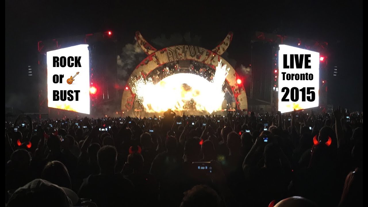 AC/DC OPENING & Rock or Bust | LIVE | TORONTO 2015