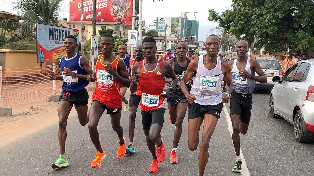 Millennium marathon. Accra 2024.