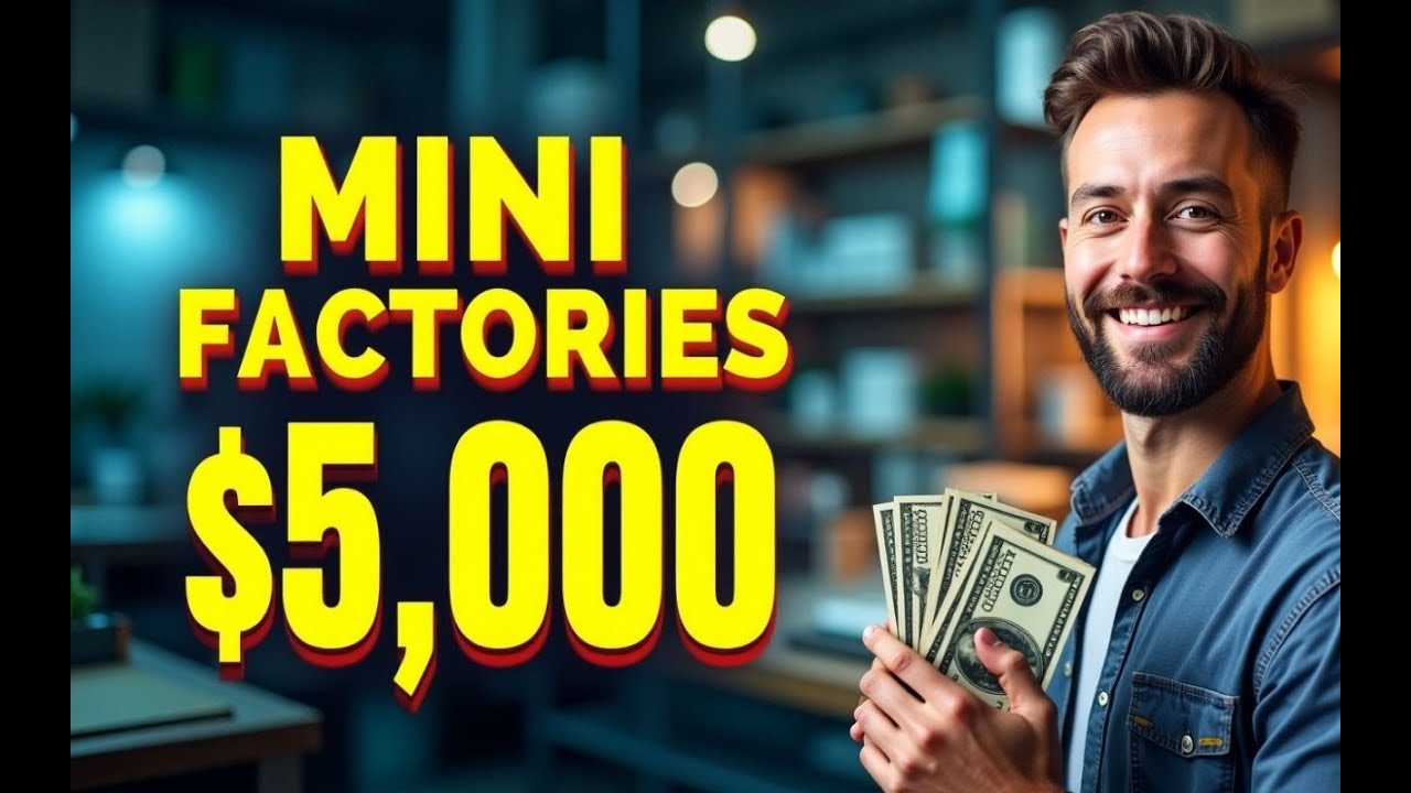 Top 5 Best Mini Factories Under $5,000 | Low Investment, High Profit Small Manufacturing Ideas