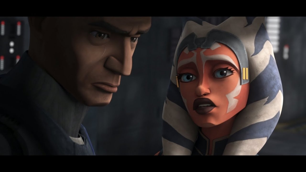 Ahsoka & Rex having an emotional talk - Star Wars: The Clone Wars - Season 7 Episode 12