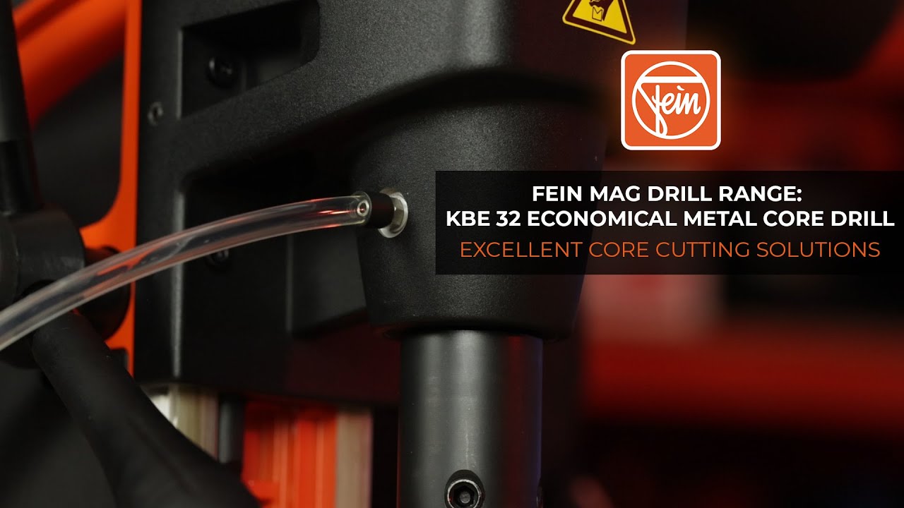 FEIN Mag Drill Range: KBE 32 Economical Metal Core Drill | UK Planet Tools