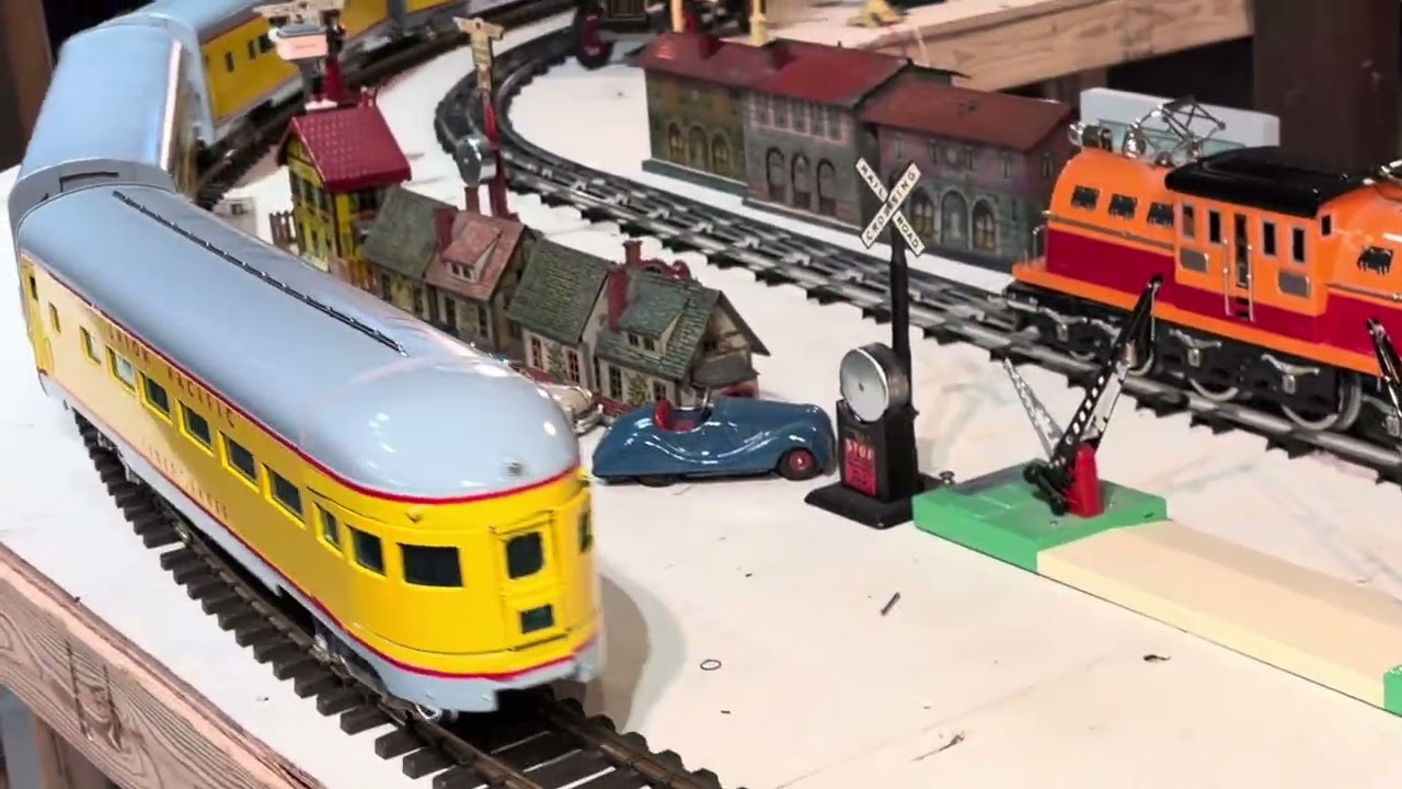 Ash Rajan Gauge 1 Row & Co spectacularly rare Big Boy, detailed pulling Dehanes Union Pacific cars. 