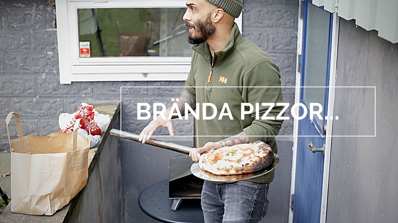 Brända pizzor...