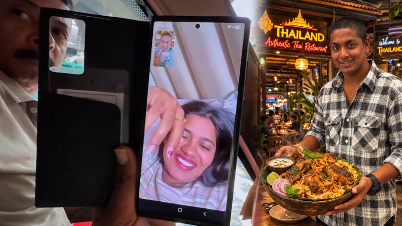 Asking Sandhya For Thailand Biriyani 🤣 on returning | #thej2k2 #vlogs 