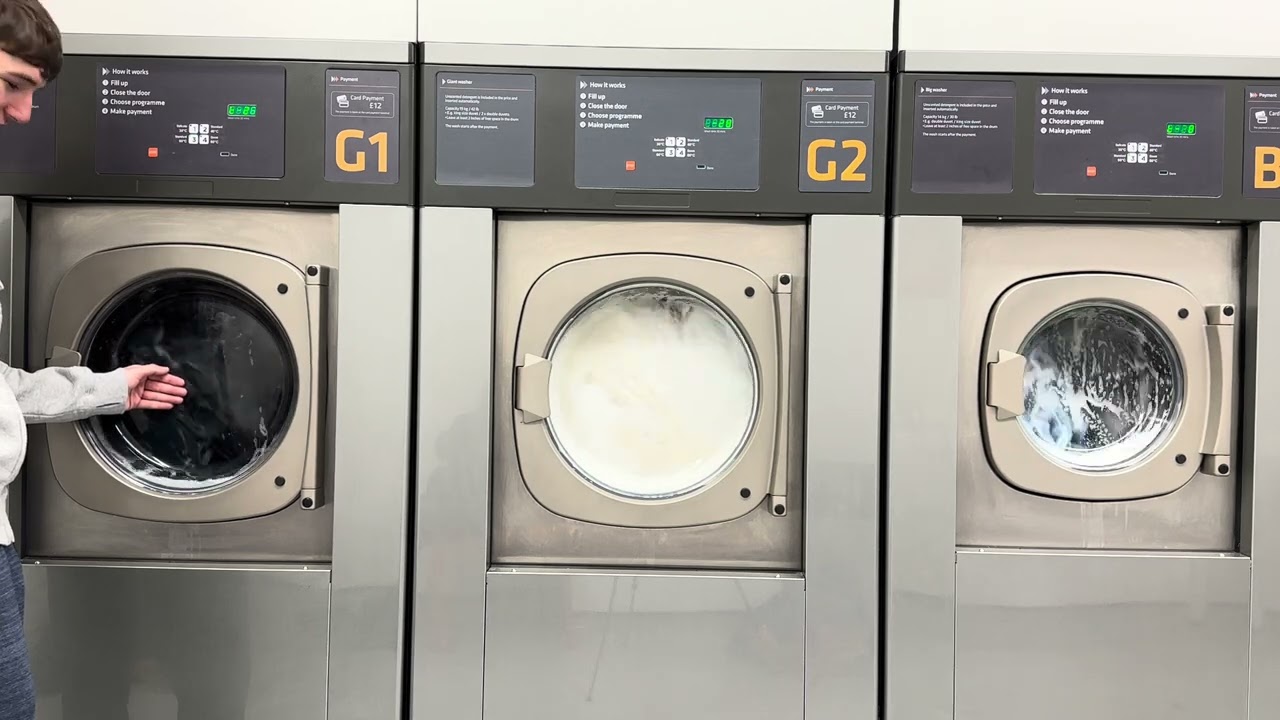 2x Girbau HS6017 + Girbau HS6013 Wash race ft Korey Mortimer
