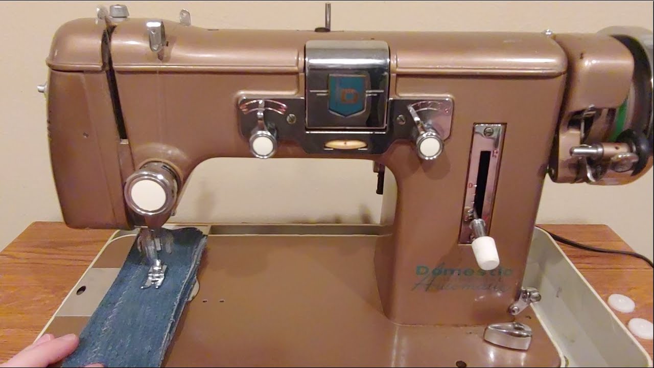 Domestic Imperial Automatic Gritzner VZ Sewing Machine Stitch Test