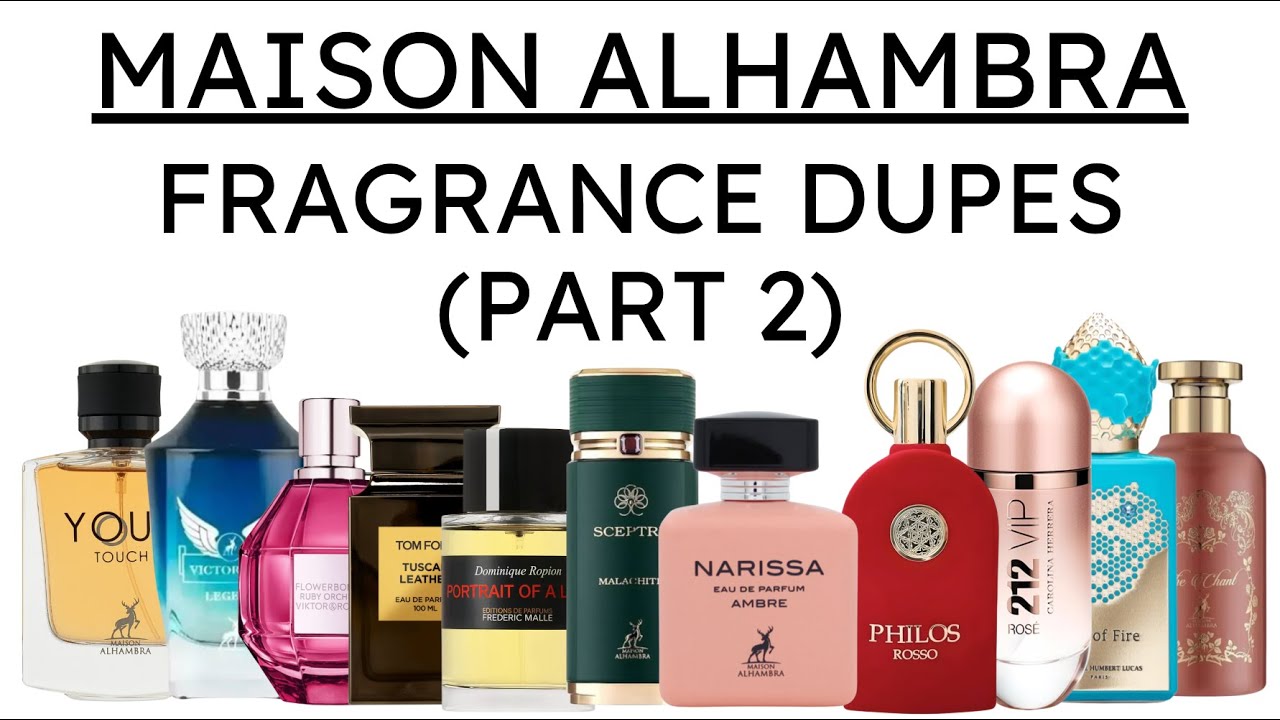 Maison Alhambra Perfume Dupes Part 2 (M to Z) | Over 70 Designer Fragrance Clones
