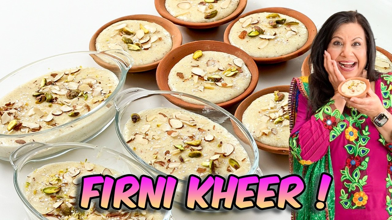 Meethi Eid Ki Aakhri Meethi Recipe 😢 Firni Kheer Recipe in Urdu Hindi - RKK