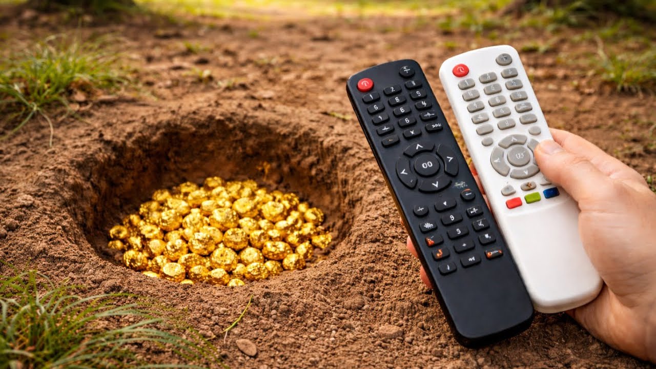 TV Remote Detects Gold and Buried Treasures Underground