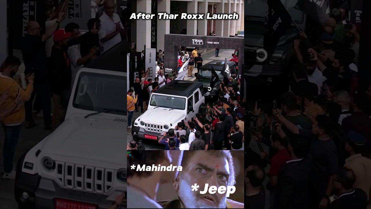 Thar Roxx ❌ Jeep Wrangler ✅ #shorts