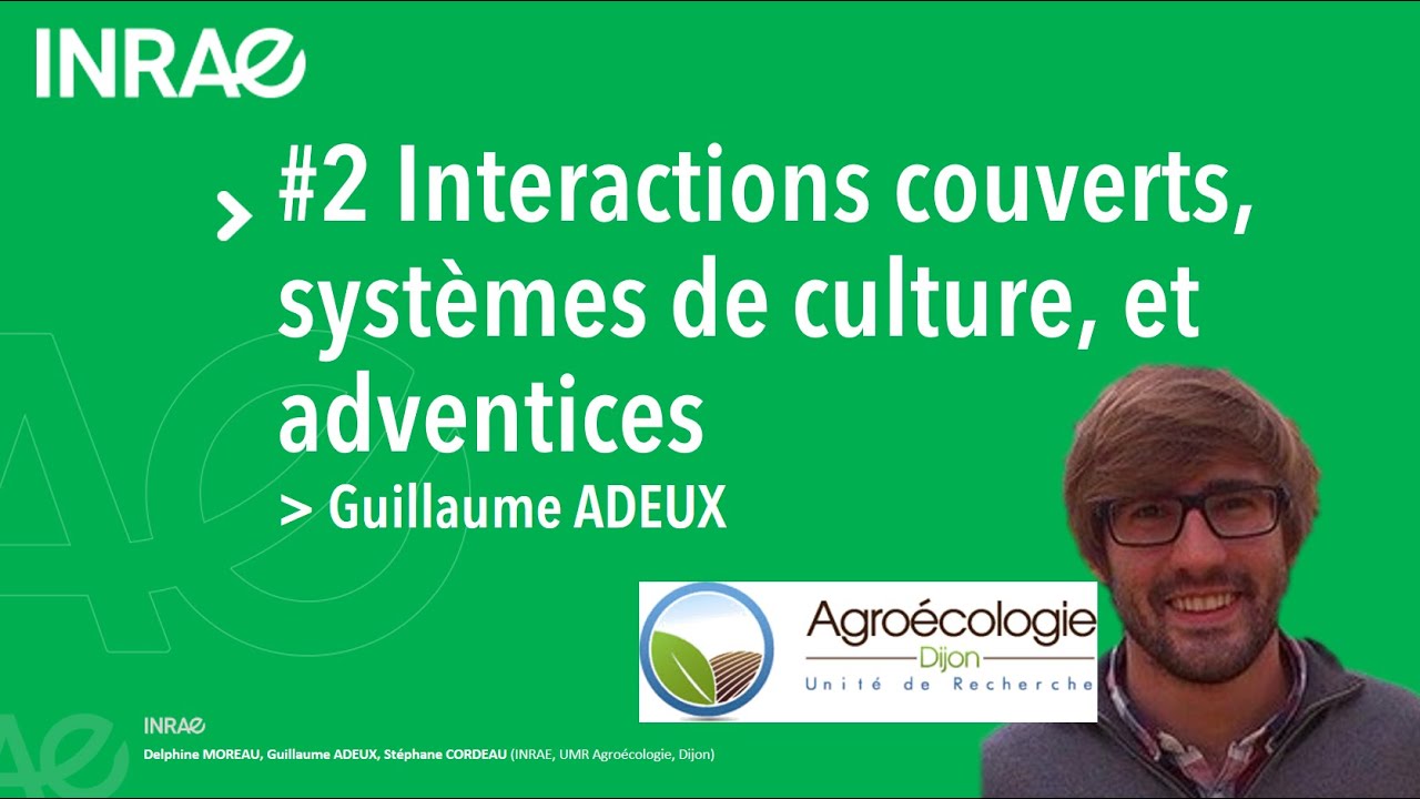Effets de l'introduction de couverts végétaux sur la gestion des adventices - Guillaume ADEUX INRAE