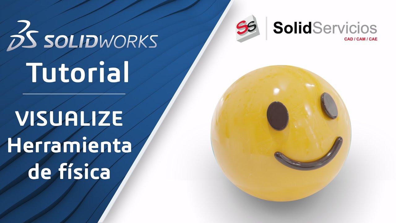SOLIDWORKS TUTORIAL ➤ Herramienta Físicas (Physics Simulator) | Visualize