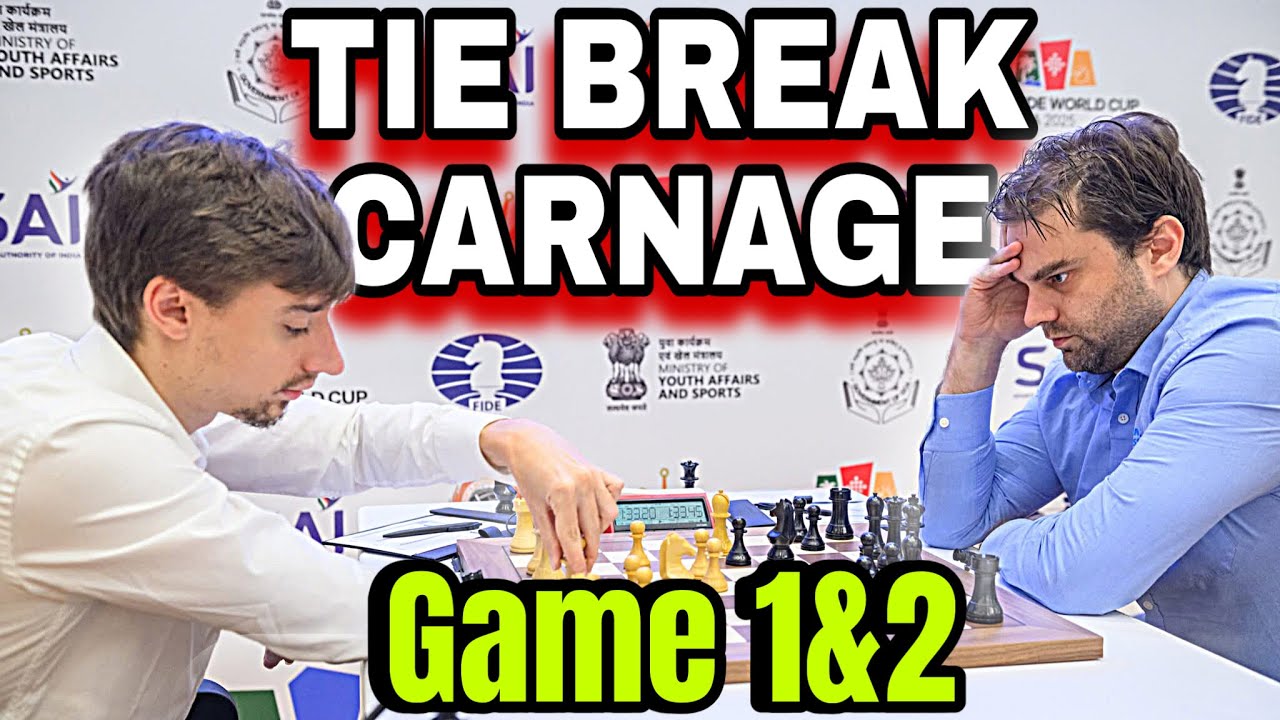🔥 Daniil Dubov vs Sam Shankland | Total Domination in the Tie-Break!