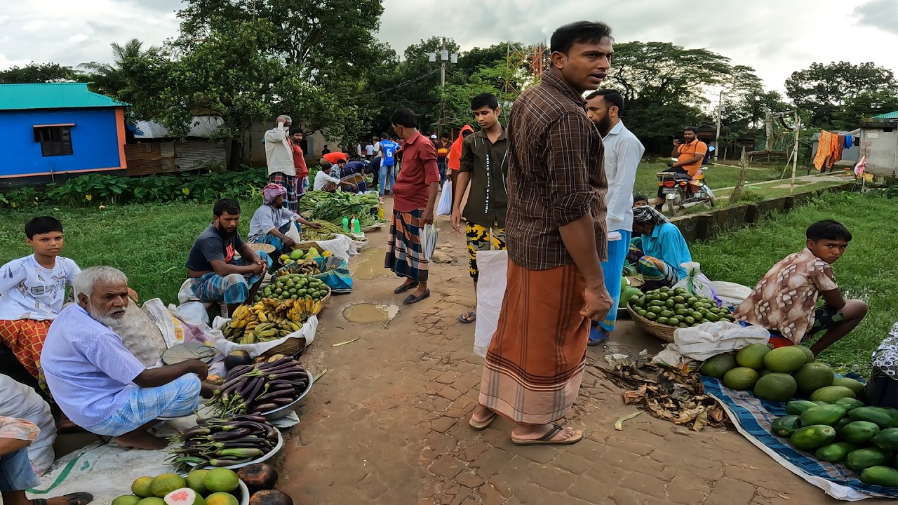 গ্রাম বাংলার পুরাতন দিনের হাট লোহাই বাজার। Traditional Old Village Market in Bangladesh। Lohai Bazar