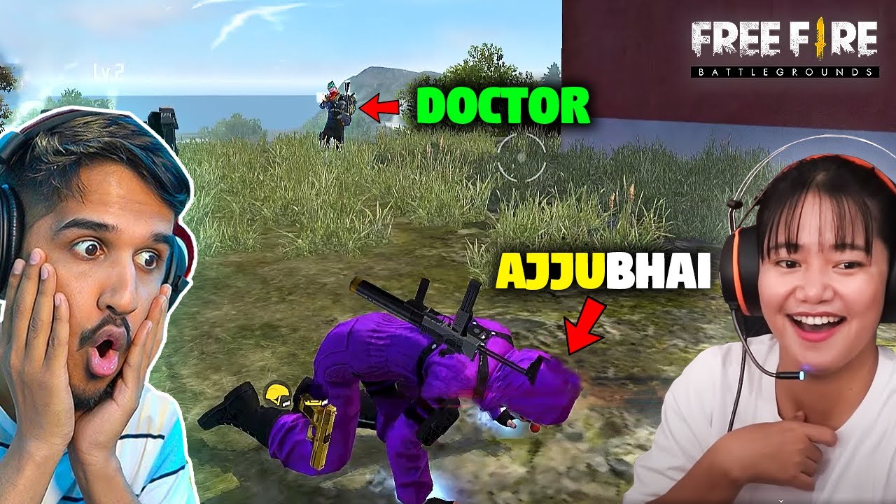 OMG!! DOCTOR KILLED AJJUBHAI - OP GAMEPLAY WITH @DesiGamers_ AND @Sooneeta - FREE FIRE HIGHLIGHTS