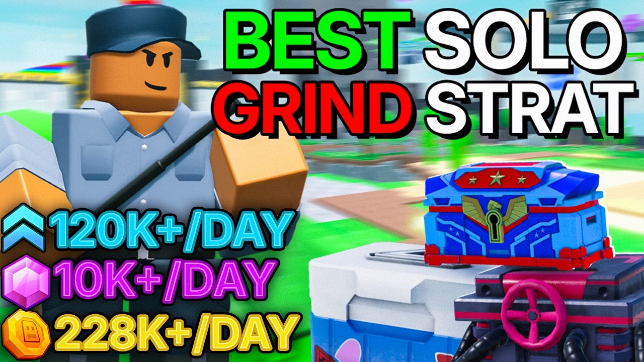 *NEW* Best Solo Grind Strat in TDS! - Get Summer Crates FAST!