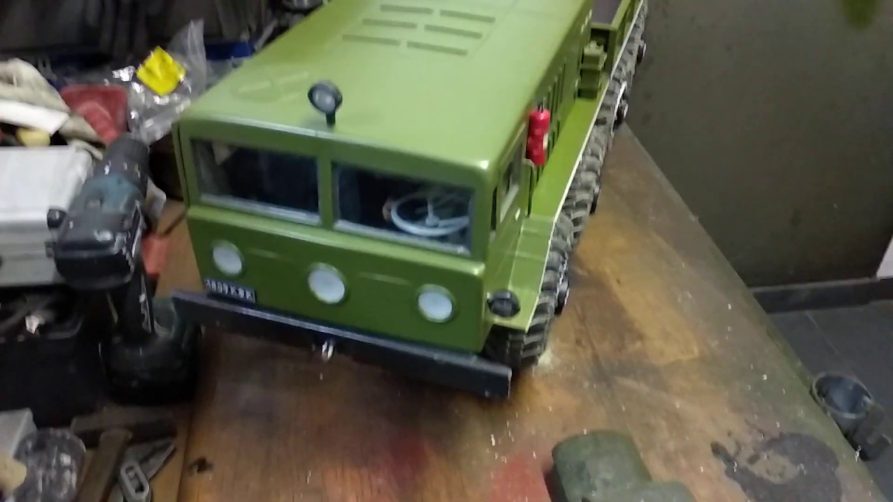 RC MAZ 535 1:10 test arduino led