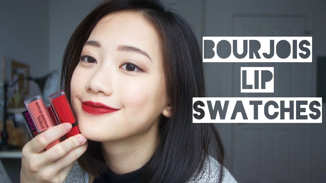 Bourjois Matte Lip Swatches 妙巴黎6色戀法魔幻經典唇色試色分享
