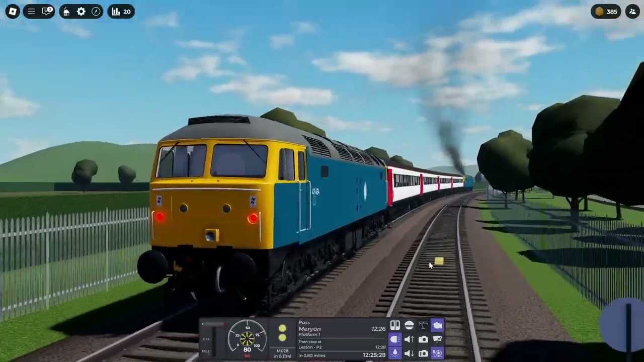 ขับรถไฟเล่นกับ British Railway (Victoria Docks-Cuffey)
