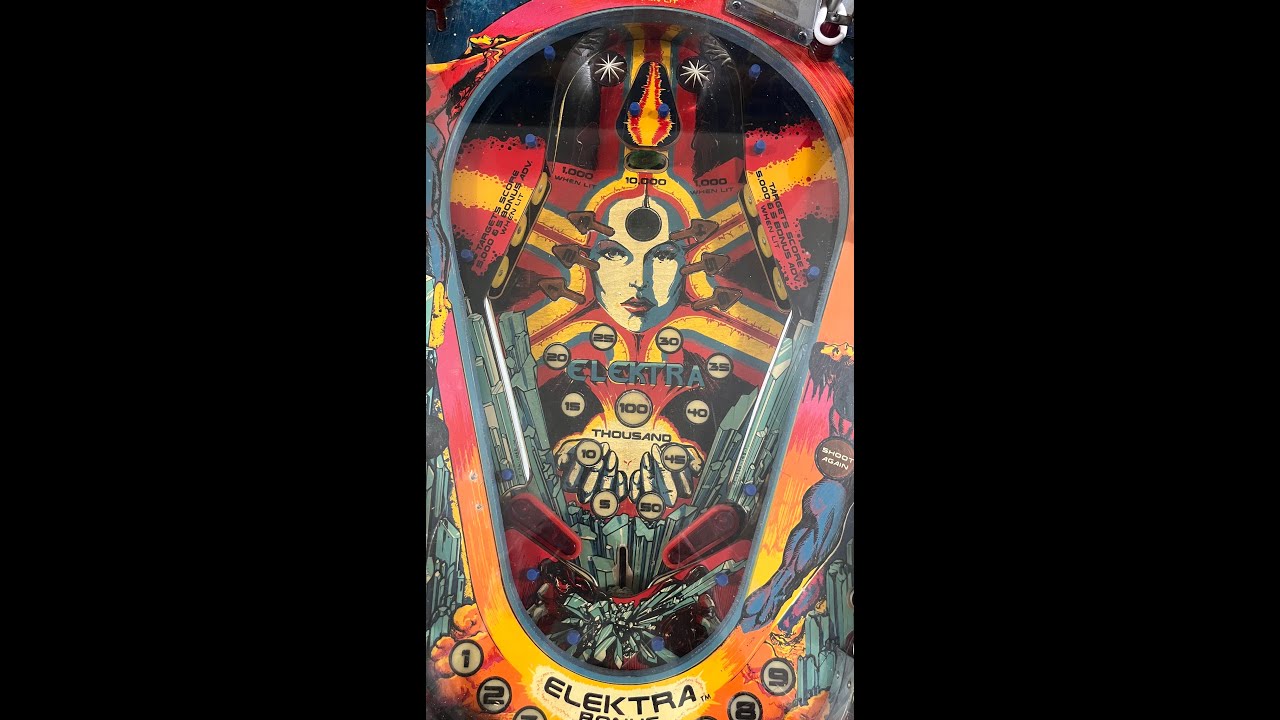 Pinball hack?  Bally Pinball Machine Elektra lighting issue
