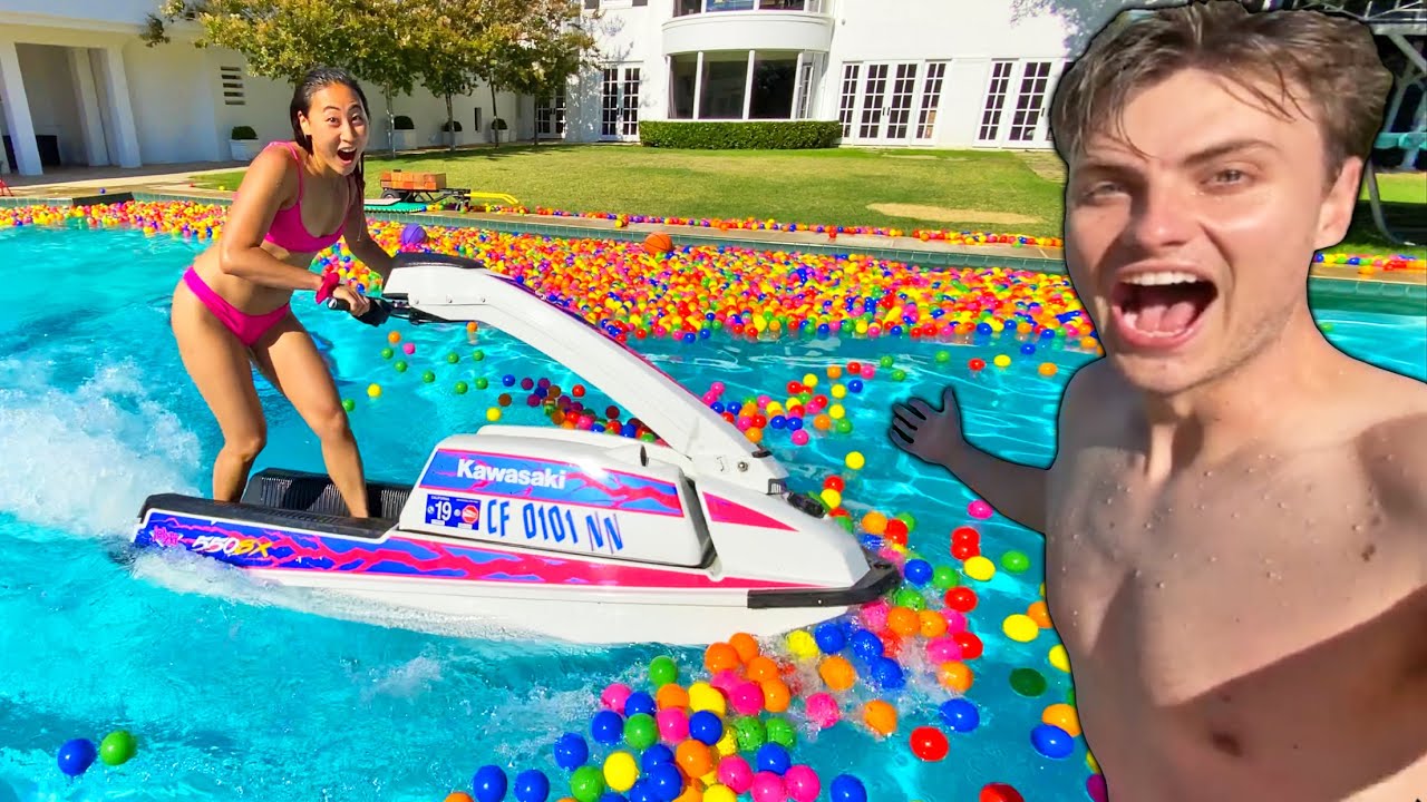 She Rode a Jet Ski in My Pool!!