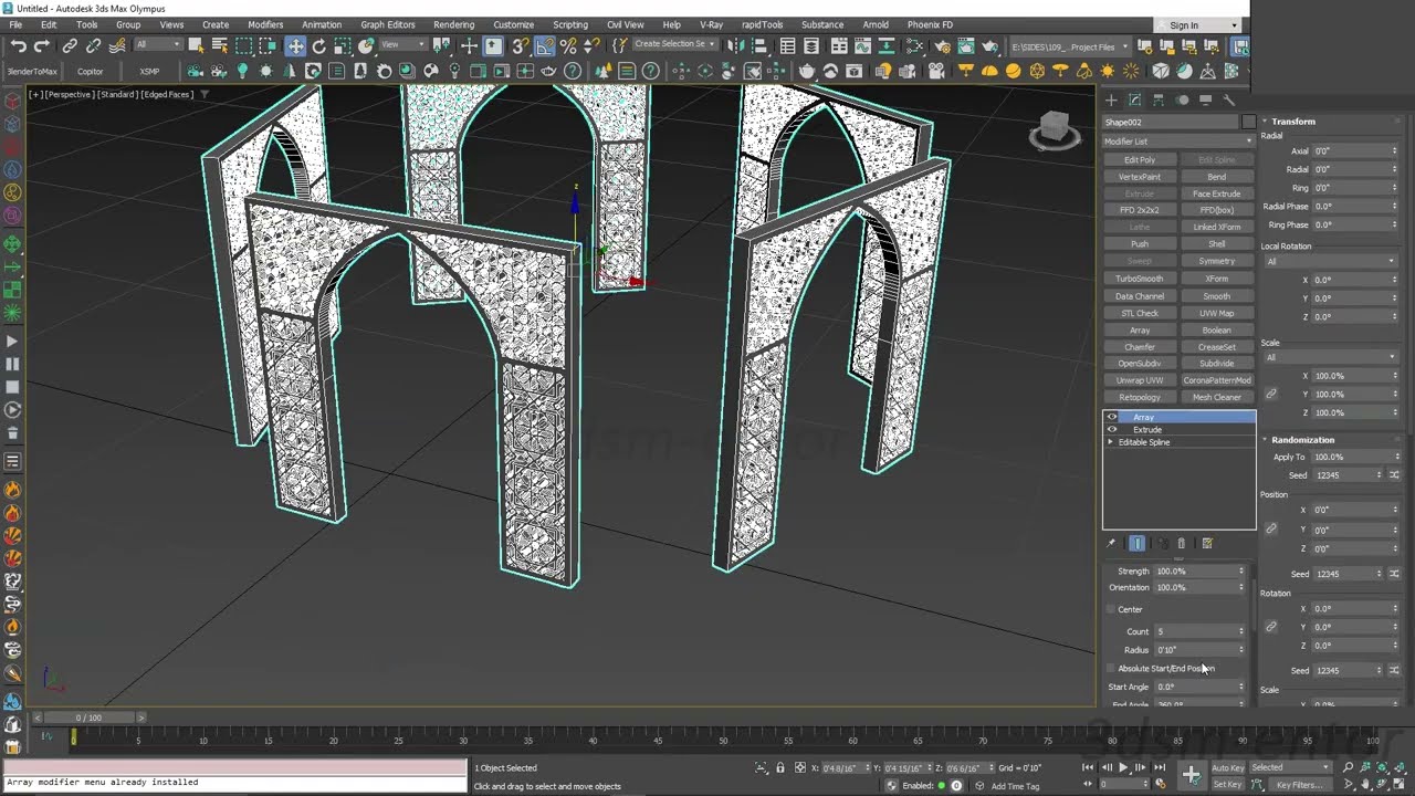 CNC Panel Design in 3ds Max in Under 5 Minutes – No More Tracing JPEGs #cnc #3d #panel #3dstudiomax