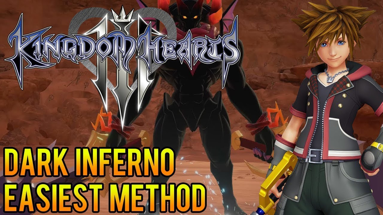 Ⓜ Kingdom Hearts 3 ▸Dark Inferno (Secret Boss) (Very Easy Method)