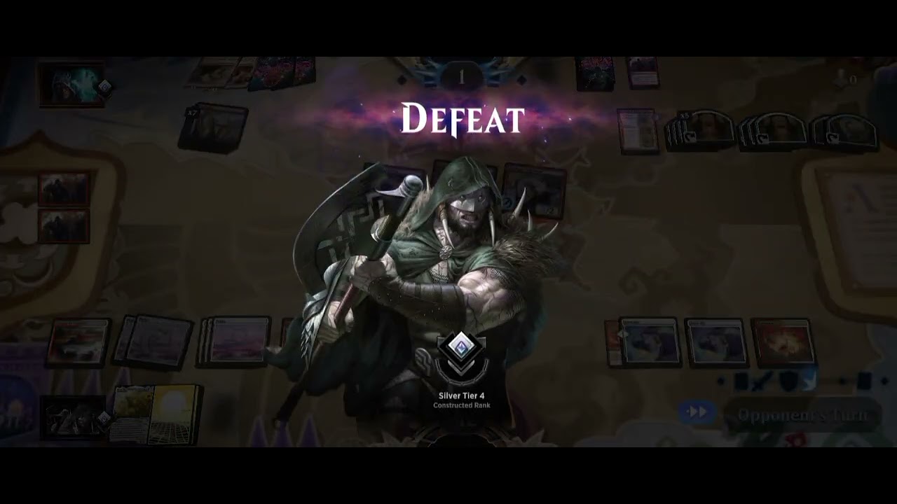 Mtg Arena standard ,best of one , redwhite Tokens.Gameplay