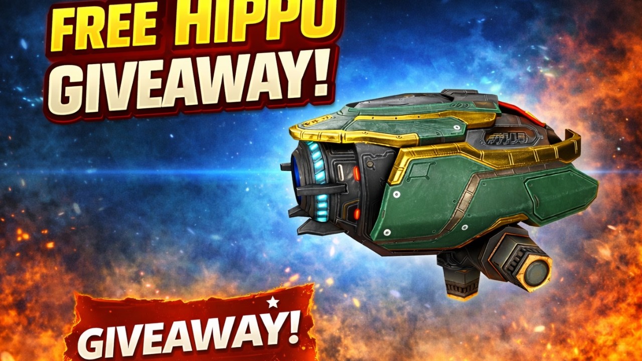 Hippo Weapon Up For Grabs! Hippo Giveaway War Robots  [WR]