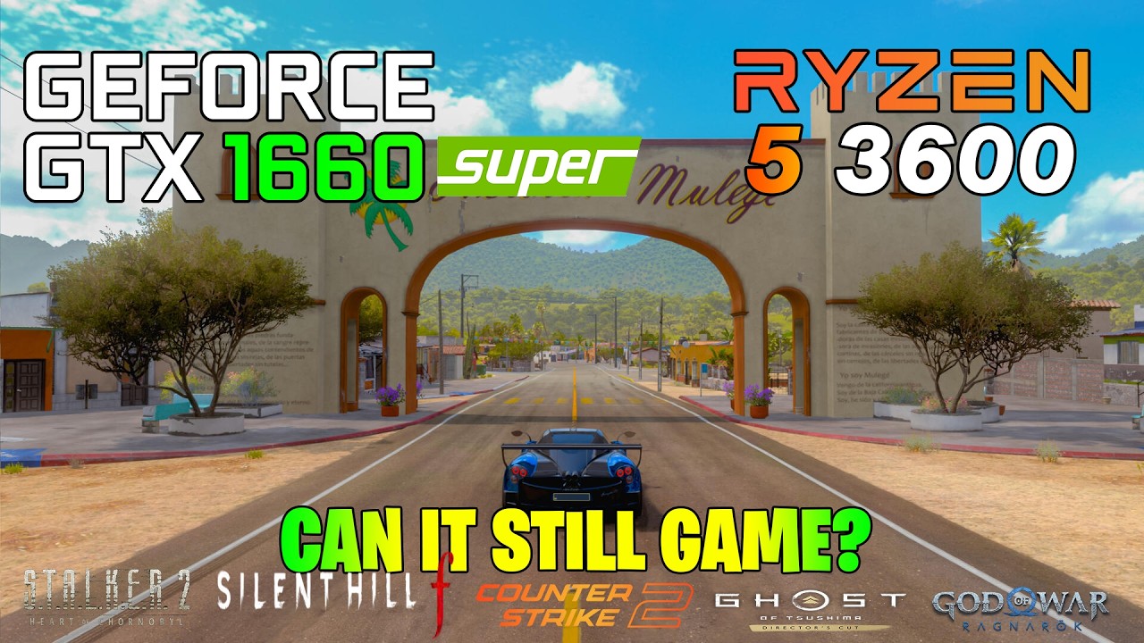Ryzen 5 3600 + GTX 1660 SUPER | 1080p Gaming Benchmarks