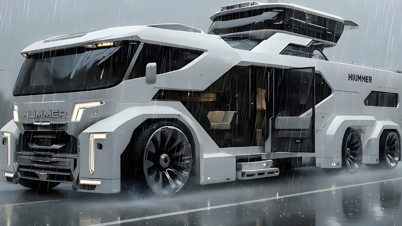 6 Wheels, 1000HP & A Bedroom Inside – 2026 Hummer Mega RV Is Unreal! 😱