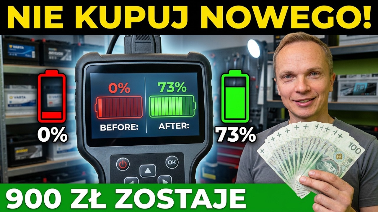 Zanim wydasz 900zł na akumulator NAŁADUJ GO !