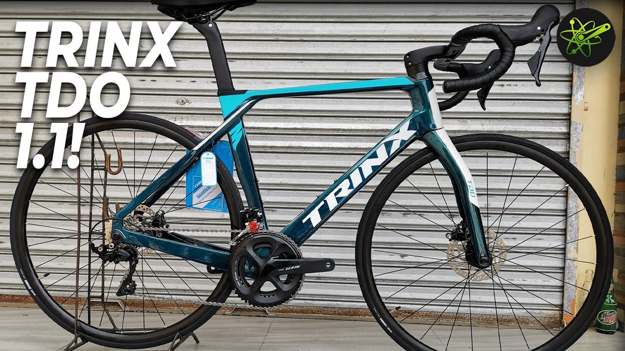 FLAGSHIP CARBON ROAD BIKE SA ABOT KAYANG PRESYO! | Trinx Tornado 1.1 Road Bike Check