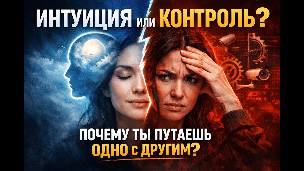 Интуиция или контроль? Почему ты путаешь одно с другим