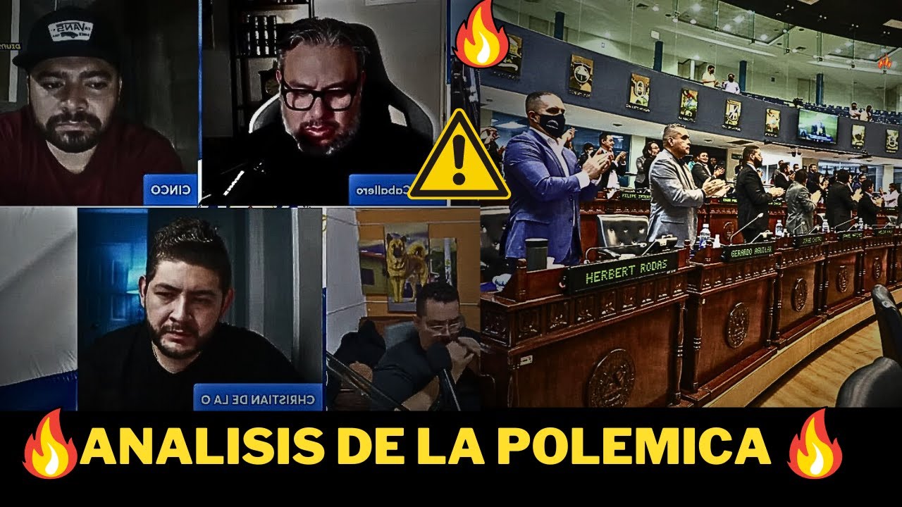 YOUTUBERS vs BANCADA CYAN ANALISIS de la POLEMICA en El SALVADOR