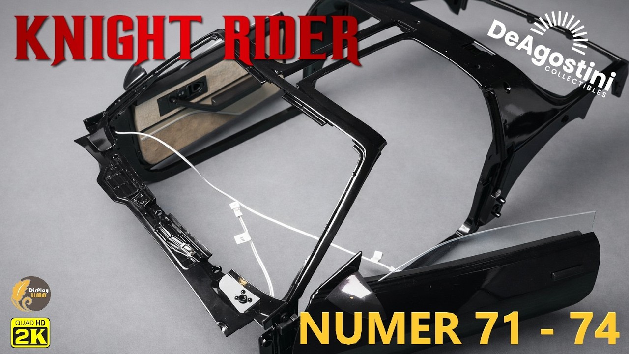 Deagostini Knight Rider🛠️Numer 71 - 74🛠️Drugie drzwi oraz łączenie ich do ramy samochodu.
