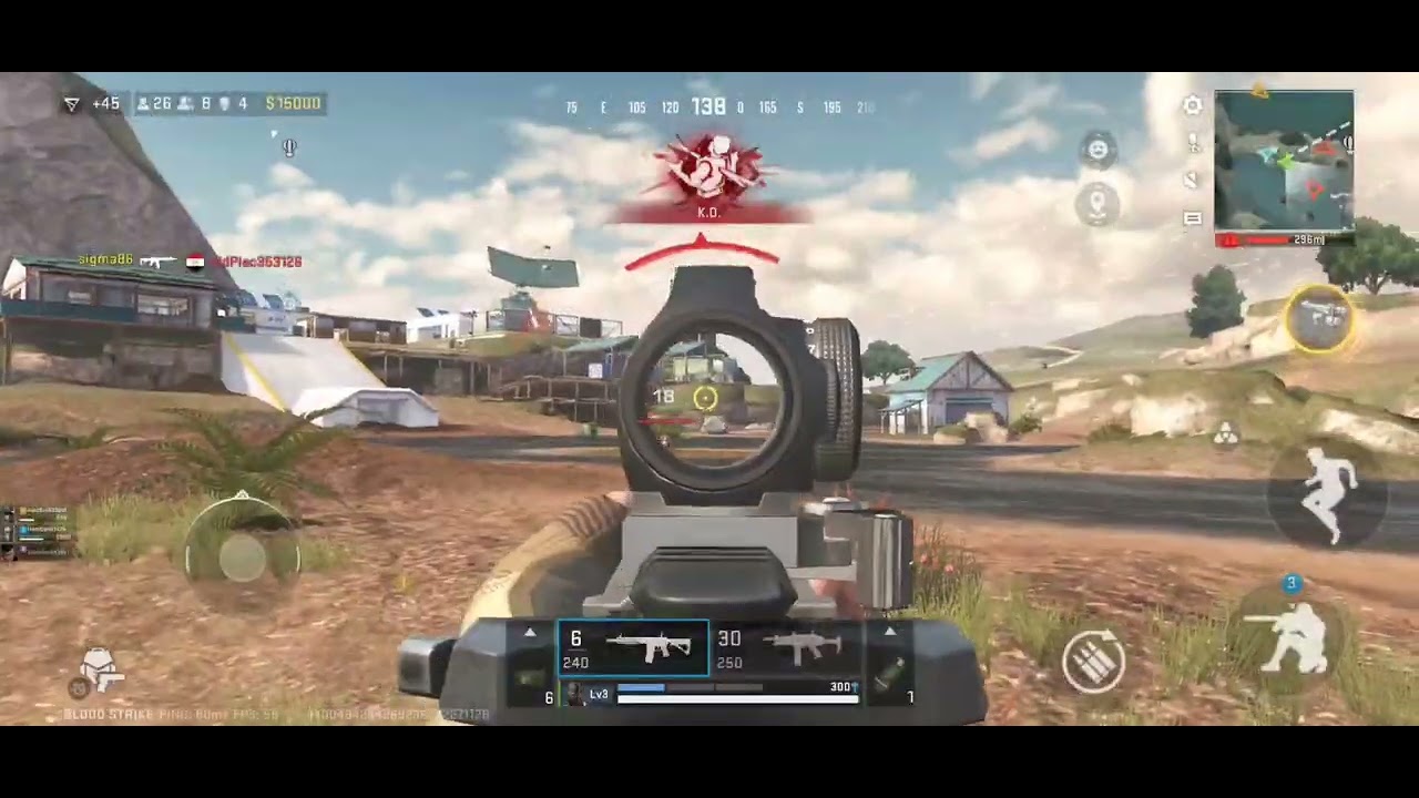 Blood Strike first gameplay with KALA sniper + M4A1 #bloodstrike