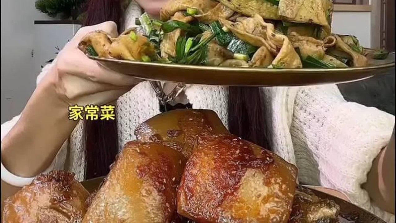 ASMR MUKBANG |素手轻托香，佳肴满桌尝。