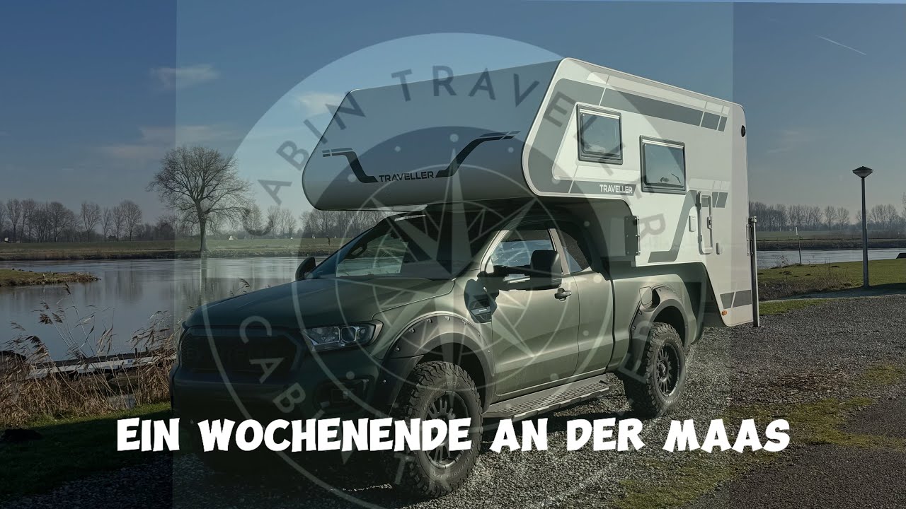 Mit der Wohnkabine in Holland an der Maas 🇳🇱🌷